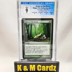 MTG - Innistrad - Gnaw to the Bone - Foil - Graded - CGC 9 - Image 1