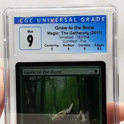 MTG - Innistrad - Gnaw to the Bone - Foil - Graded - CGC 9 - Image 3