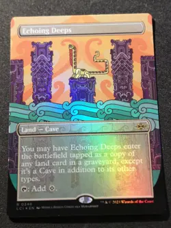 Echoing Deeps - Foil - Borderless - LCI - MTG - NM - EN - 0346 - Image 1