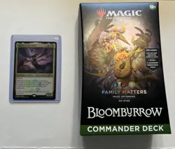 MTG Family Matters Bloomburrow Commander Precon Brand New With Promo Card - Image 1