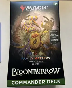 MTG Family Matters Bloomburrow Commander Precon Brand New With Promo Card - Image 2