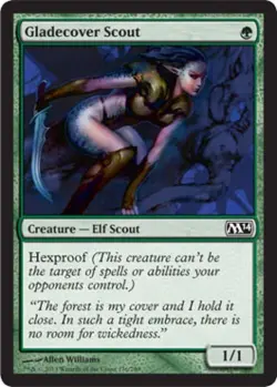 Gladecover Scout - Light Play MTG Magic 2014 Core Set - Image 1