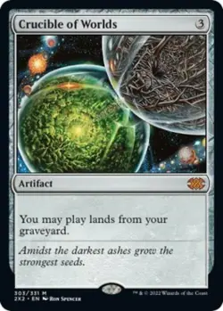 MTG English Crucible of Worlds NM Normal Double Masters 2022 - Image 1
