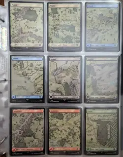 Complete Map Land Set! (M/NM) MTG Universes Beyond: The Lord of the Rings - Image 1