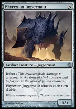Phyrexian Juggernaut - Medium Play MTG Mirrodin Besieged - Image 1