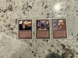 Mtg Urza’s Mine Tower And Power Plant - Magic the Gathering Urzatron Lp - Image 1