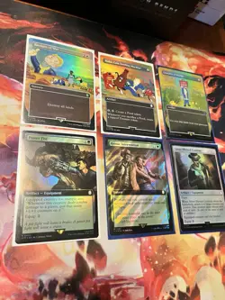 Magic The Gathering: Fallout Universes Beyond - Lot Of 6 Foil/Surge - NM MTG PIP - Image 1