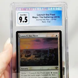 MTG - Journey Into Nyx - Launch the Fleet - Foil - Graded - CGC 9.5 - Image 3