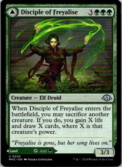 Magic the Gathering HP Disciple of Freyalise / Garden of Modern Horizons 3 MTG - Image 1