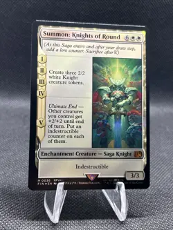 Summon: Knights of Round 32 Mythic Foil Final Fantasy MTG - Image 1