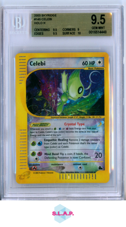 CELEBI POKEMON TCG #145 2003 SKYRIDGE HOLO ENGLISCH/ENGLISH BGS 9.5 - Image 1