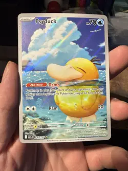 Pokemon Psyduck ASC Full Art Holo Water Basic 70 HP 20 ATK REND EN 226/217 2026 - Image 5