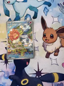 Pokemon Castform Sunny Form 195/191 Surging Sparks Holo NM - Image 1