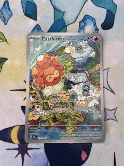Pokemon Castform Sunny Form 195/191 Surging Sparks Holo NM - Image 2