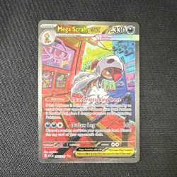 Pokemon Mega Scrafty EX 285/217 ASC Special Illustration Rare Full Art Stage 1 … - Image 1