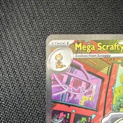 Pokemon Mega Scrafty EX 285/217 ASC Special Illustration Rare Full Art Stage 1 … - Image 2