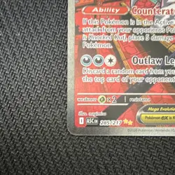 Pokemon Mega Scrafty EX 285/217 ASC Special Illustration Rare Full Art Stage 1 … - Image 4