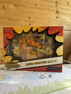 Pokemon TCG: Ascended Heroes - Mega Emboar EX - Collection Box - New & Sealed!! - Image 1