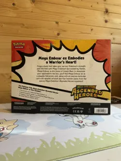 Pokemon TCG: Ascended Heroes - Mega Emboar EX - Collection Box - New & Sealed!! - Image 4