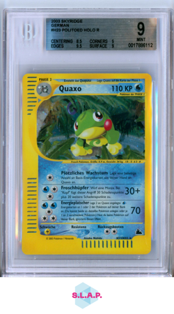 QUAXO POKEMON TCG #H23 2003 SKYRIDGE HOLO DEUTSCH/GERMAN BGS 9 - Image 1