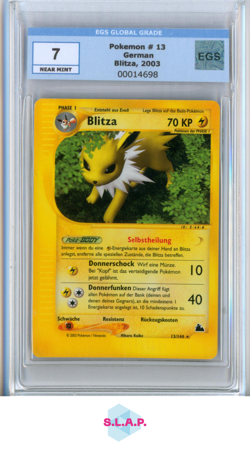 BLITZA POKEMON 13/144 2003 SKYRIDGE GERMAN EGS 7 - Image 1