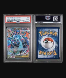Pokemon TCG Mega Charizard X ex 023 Me: Mega Evolution Promo Holo PSA 9 - Image 3