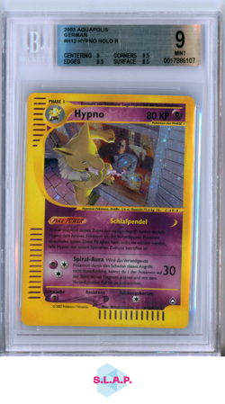 HYPNO POKEMON TCG #H12 2003 AQUAPOLIS HOLO DEUTSCH/GERMAN BGS 9 - Image 1