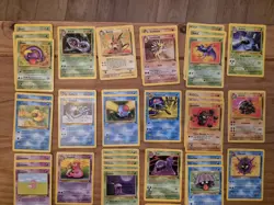 Pokemon Cards Fossil Line 1999 Inc Zapdos Ditto Aerodactyl And More. Vintage - Image 2
