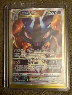 Sealed Lucario VSTAR SWSH291 Sword & Shield ETB Promo Card CROWN ZENITH Pokemon - Image 1