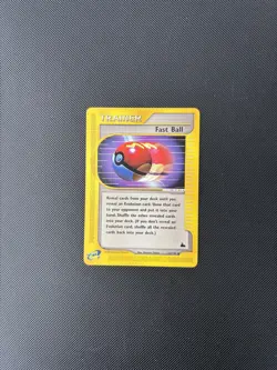 Pokemon Card Skyridge Fast Ball 124/144 E Series Pokemon TCG - Image 3