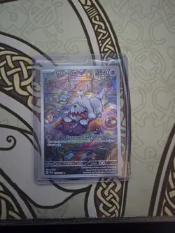 Pokemon TCG Greavard Holo Illustration Rare Card 214/198 Scarlet & Violet Base - Image 1