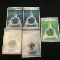 Holo Energy Pokemon Black Bolt & White Flare (5 Pack) - Image 1