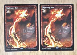 Magic: The Gathering PRM Instant Card Lot - Lightning Bolt x2 (2019) - Image 1