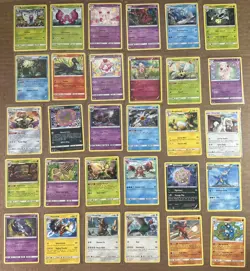 Pokemon Rare Card Lot of 30 Cards -Modern -All Non-Holos - Image 1