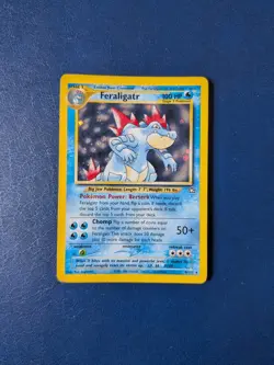 Pokemon TCG Feraligatr 4/111 Neo Genesis Holo Unlimited WOTC Card - Image 1