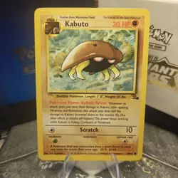 Kabuto 50/62 - Fossil - Common Pokemon Card - LP/NM See Photos WotC Era - Image 1