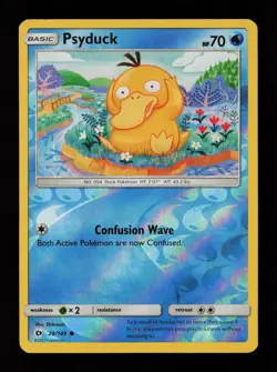 Psyduck 28/149 Common Reverse Holo SM Base Set Pokemon Card - Image 1