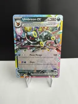 Pokemon TCG Umbreon EX 060/131 Prismatic Evolutions Card Near Mint Condition - Image 1