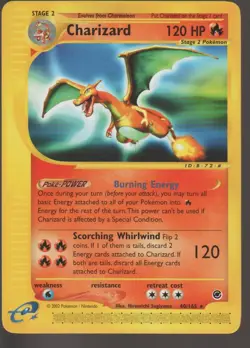 LP Charizard 2002 Pokemon Non-holo Expedition 40/165 Rare - Image 1