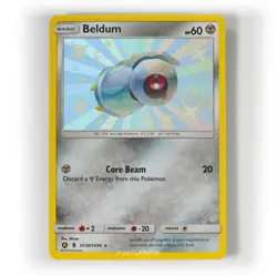 Pokemon - Beldum - SV30/SV94 - SM Hidden Fates - Shiny Vault Card - Image 1