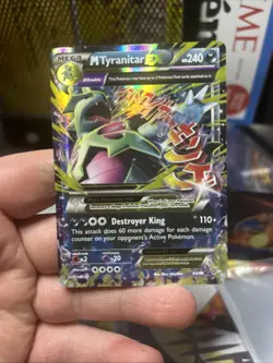 Pokemon TCG Mega M Tyranitar EX Holo Rare Card Ancient Origins 43/98 XY - Image 1