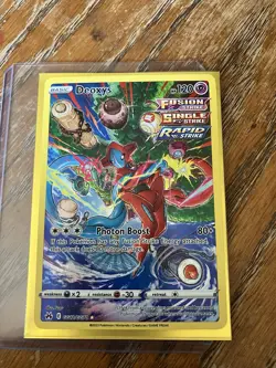 Pokemon Deoxys GG12/GG70 Ultra Rare Holo Fusion Strike Crown Zenith Card - Image 1