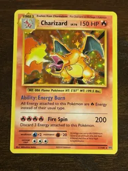 Charizard 11/108 XY Evolutions Holo Rare Pokemon Card - Image 1