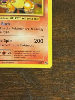 Charizard 11/108 XY Evolutions Holo Rare Pokemon Card - Image 4