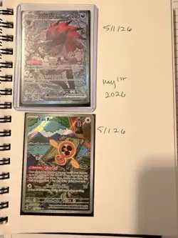 Pokemon Ascended Heroes N's Zoroark EX & Fan Rotom Holo Ability Card Lot (2) - Image 3