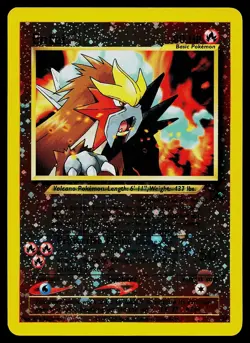 Pokemon Card - Entei Wizards Black Star Promos 34 Reverse Holo Promo - Image 1