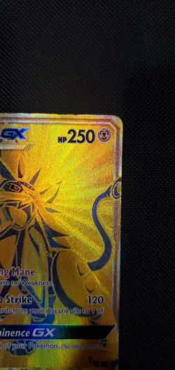 2019 POKEMON BLACK STAR PROMO #SM104A SOLGALEO GX HIDDEN FATES PC - Image 3