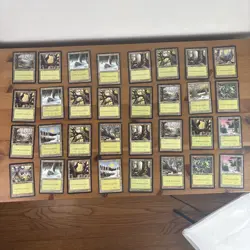MtG Tempest Forest Land Set of 32 Magic the Gathering - Image 1