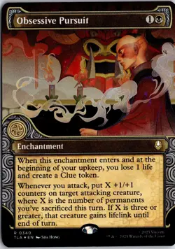 Obsessive Pursuit (Showcase) 340 Avatar: The Last Airbender MTG NM/M - Image 1
