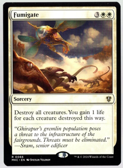 Fumigate 0066 Non Foil Rare Murders at Karlov Manor MTG Near Mint - Image 1
